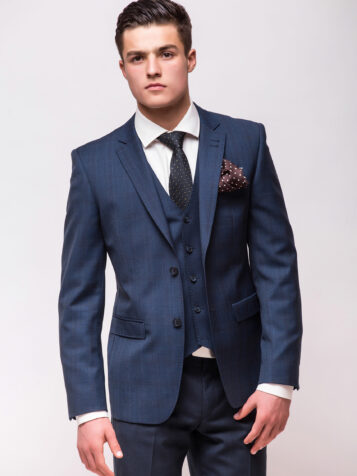 Portrait of happy smiling young businessman, isolated on white background. Business success concept.