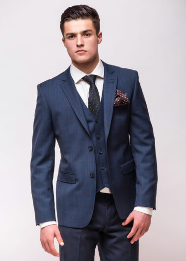 Portrait of happy smiling young businessman, isolated on white background. Business success concept.